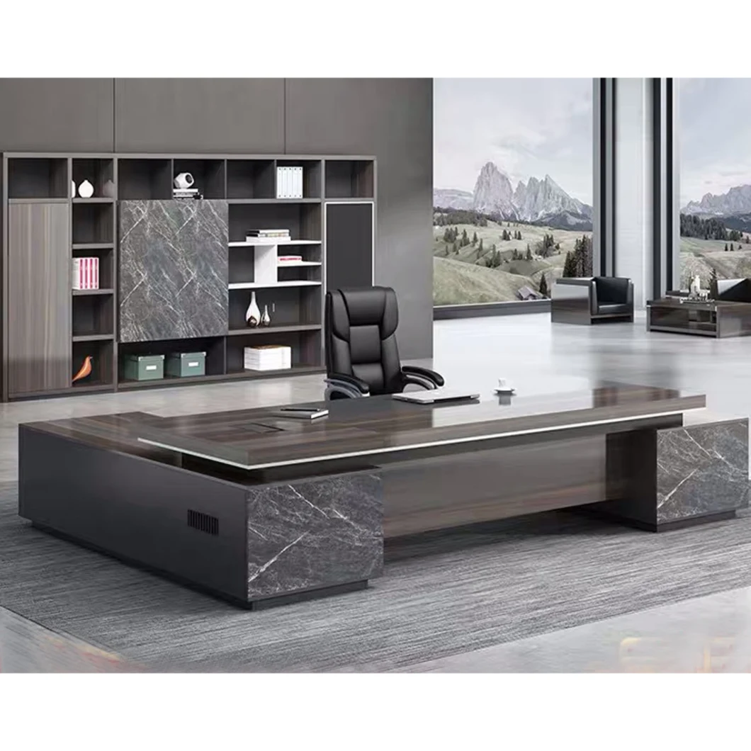 CEO Luxury Modern Office Table Executive Office Desk, Commercial Office Furniture