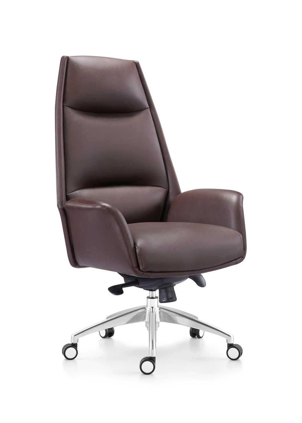 Factory Sale High Back Office Executive Chair with Aluminum Base