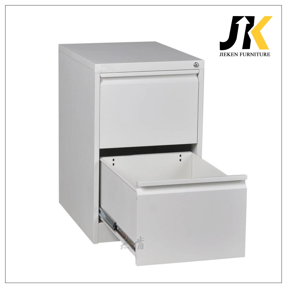 Metal Mobile 2 Drawer Filing Cabinet Pedestal with Central Lock