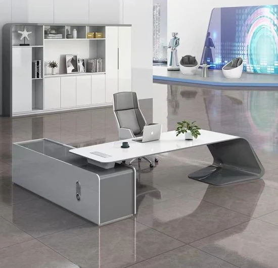 Mobili per ufficio Scrivania da ufficio di lusso MDF Boss Executive Desk