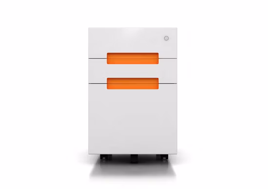 Base mobile per ufficio in metallo di alta qualità (iCab-M3D)